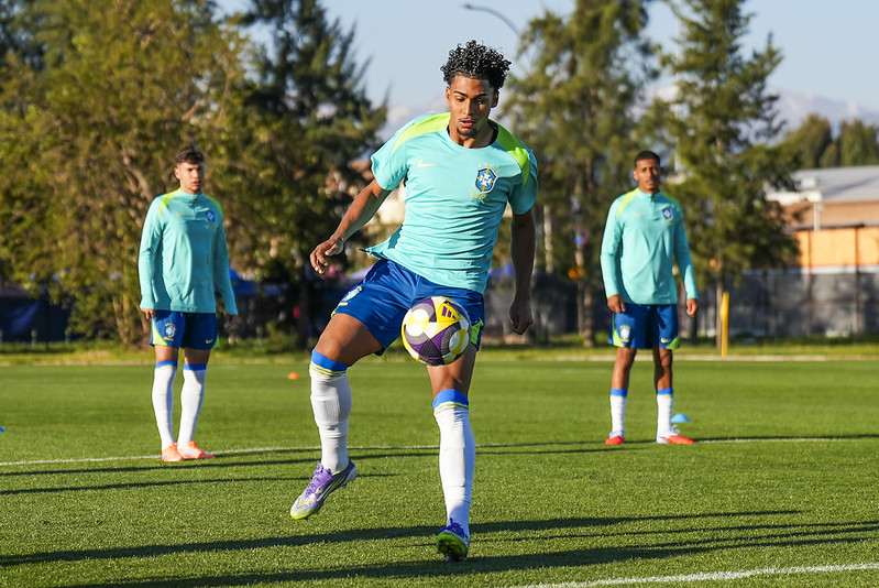 A Seleção Brasileira Sub-20 empatou com o México na primeira rodada e perdeu para Marrocos na segunda/Divulgação/ CBF