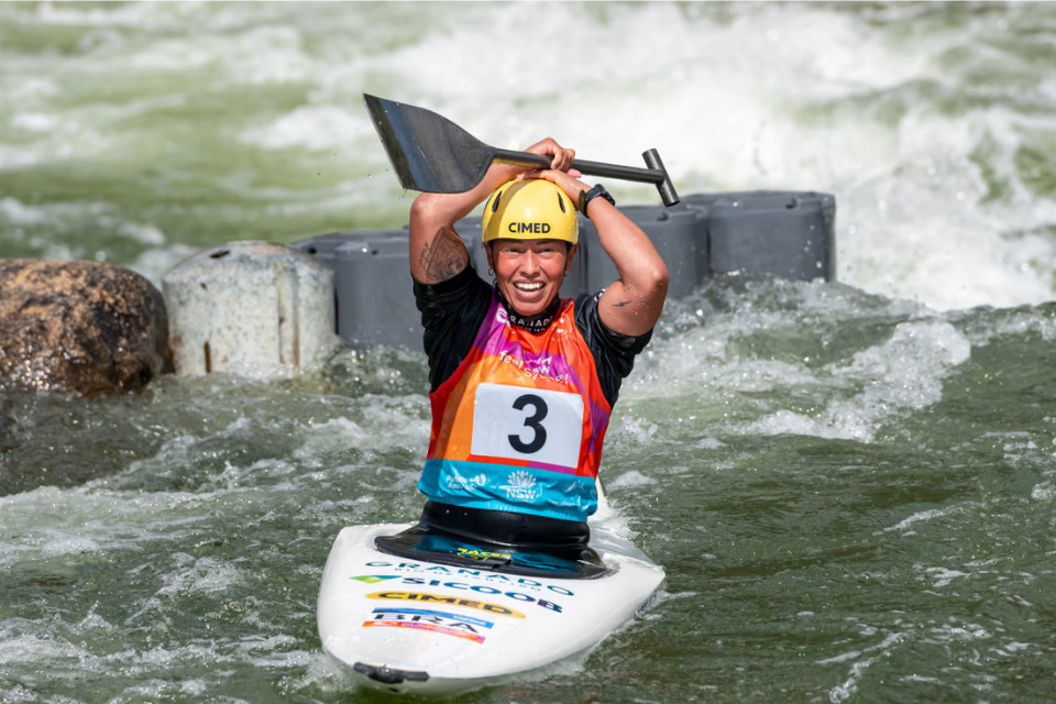 Ana Sátila conquistou a medalha de bronze no Mundial de Canoagem de 2025/Divulgação/ ICF Canoe