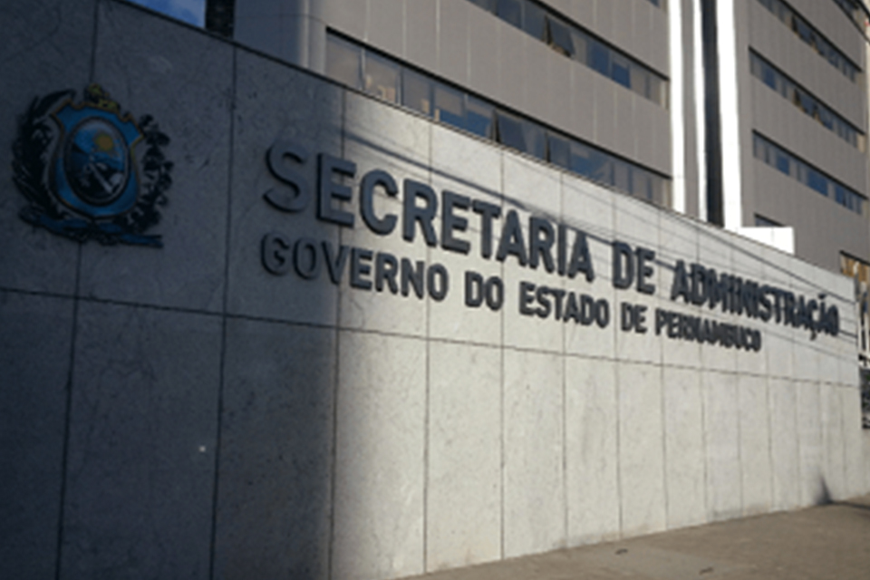 Fachada da Secretaria de Administração do governo do estado/DIVULGAÇÃO/SECRETARIA DE ADMINISTRAÇÃO