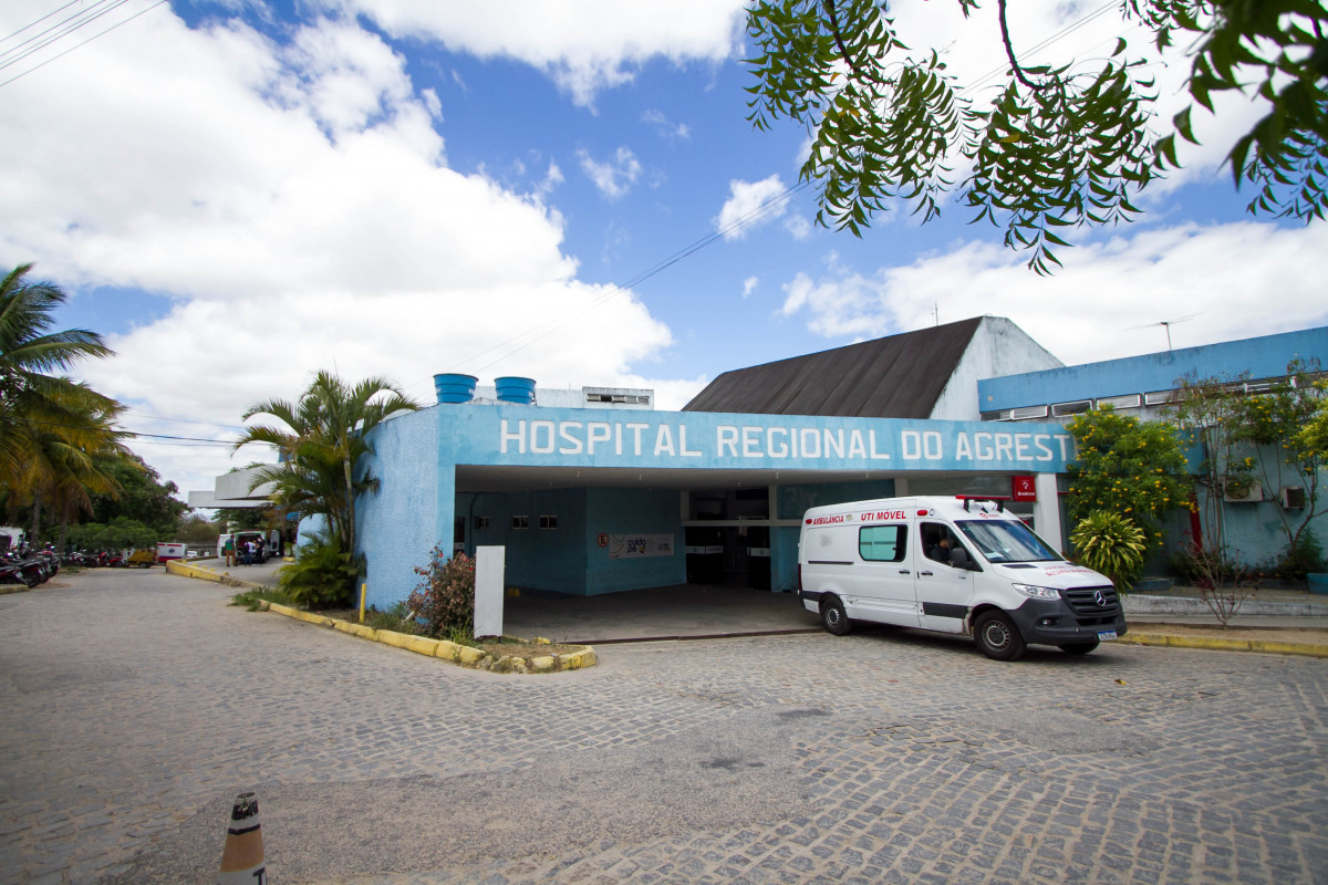 Hospital Regional do Agreste, em Caruaru. (Foto: Divulgação/Secretaria Estadual de Saúde) Hospital Regional do Agreste, em Caruaru./Foto: Divulgação/Secretaria Estadual de Saúde