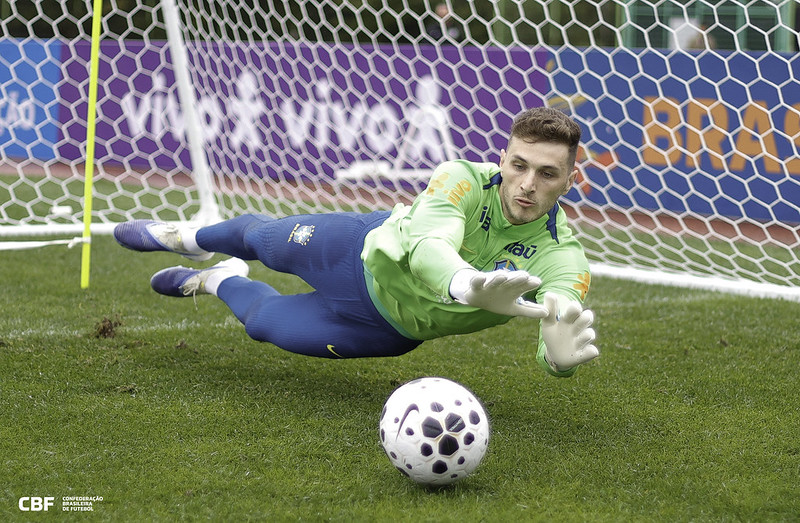 Bento, goleiro do Al Nassr e da Seleção Brasileira/Rafael Ribeiro/ CBF