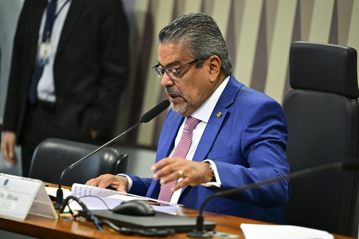 Presidente da CTFC, senador Dr. Hiran (PP-RR).
/Foto: Saulo Cruz/Agência Senado