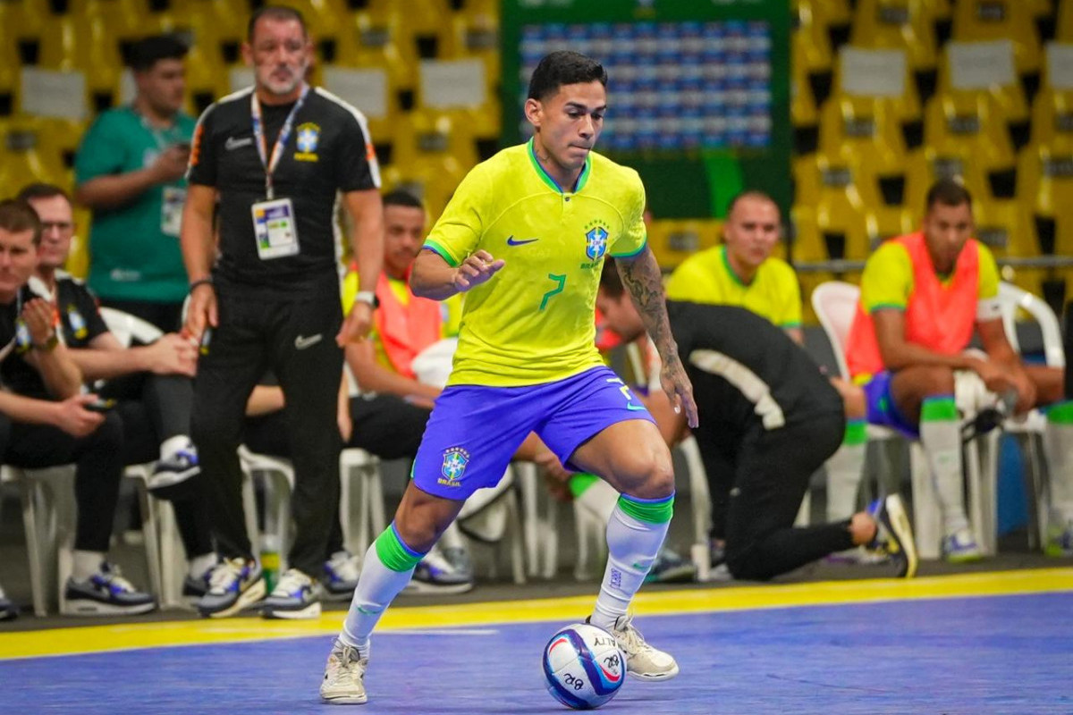 Cléber André, atleta de futsal/Divulgação/CBF