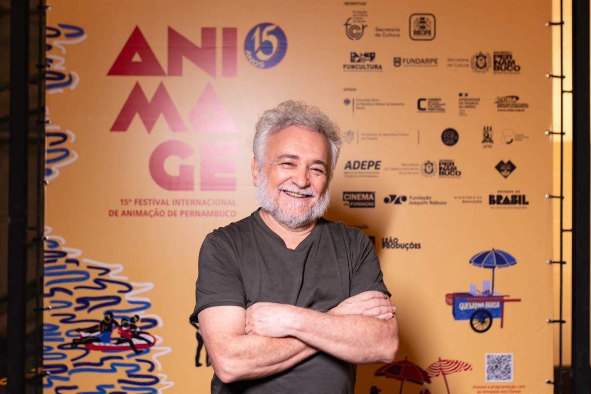 Gutie, diretor do Animage, celebra recorde de inscri&ccedil;&otilde;es desta 15&ordf; edi&ccedil;&atilde;o (Foto: Lara Valen&ccedil;a)