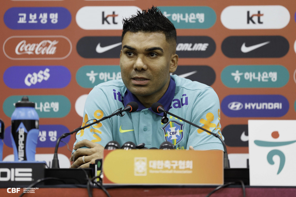 Casemiro, volante do Manchester United e da Seleção Brasileira (Rafael Ribeiro/ CBF) Casemiro, volante do Manchester United e da Seleção Brasileira/Rafael Ribeiro/ CBF