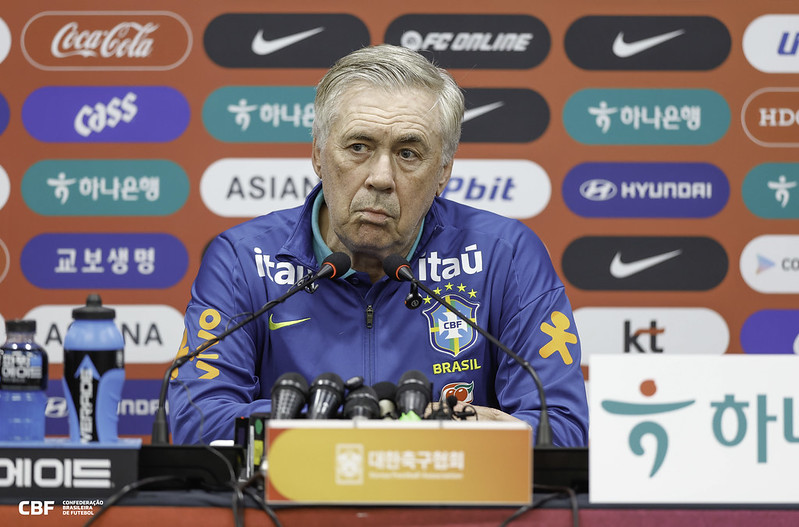 Carlo Ancelotti, técnico da Seleção Brasileira/Rafael Ribeiro/ CBF