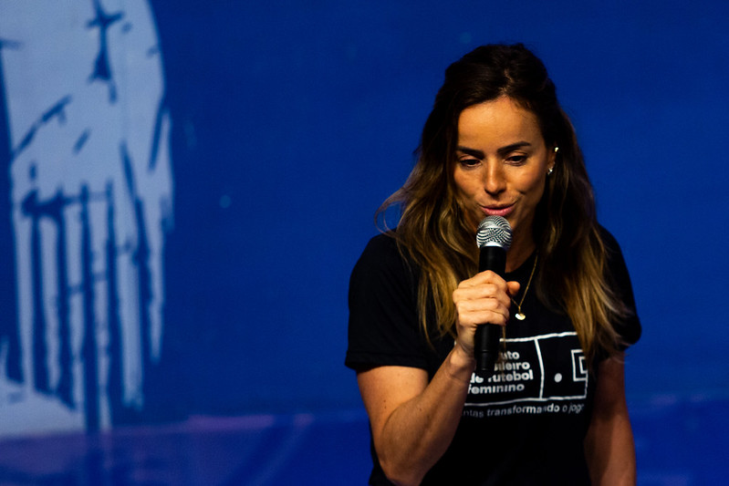 Camila Stefano, uma das idealizadoras da Copa Maria Bonita (Rafael Vieira/ FPF)
