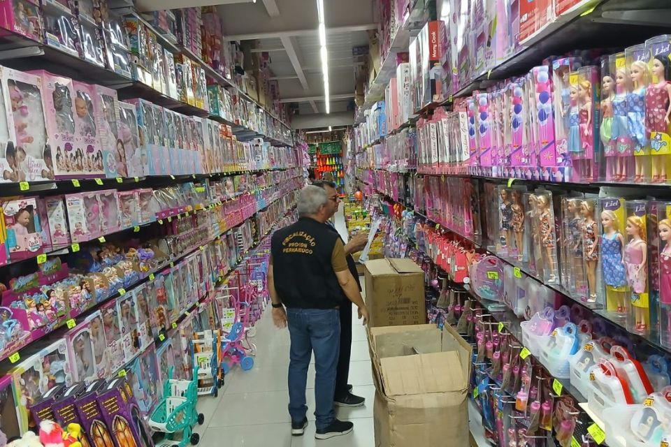 Variação de preços dos brinquedos na RMR (Foto: Divulgação/Procon-PE)