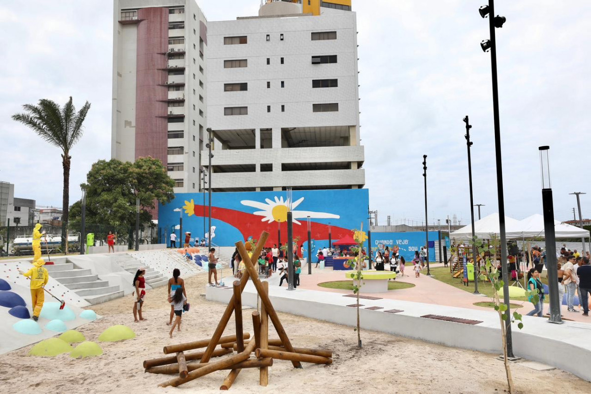 Inaugurada a primeira fase do Parque Linear Roque Santeiro no Recife (Hélia Scheppa/Prefeitura do Recife)