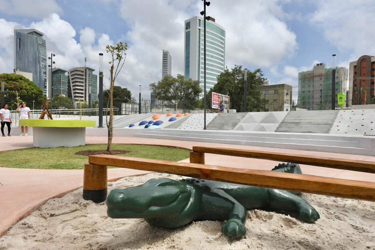 Inaugurada a primeira fase do Parque Linear Roque Santeiro no Recife (Hélia Scheppa/Prefeitura do Recife)