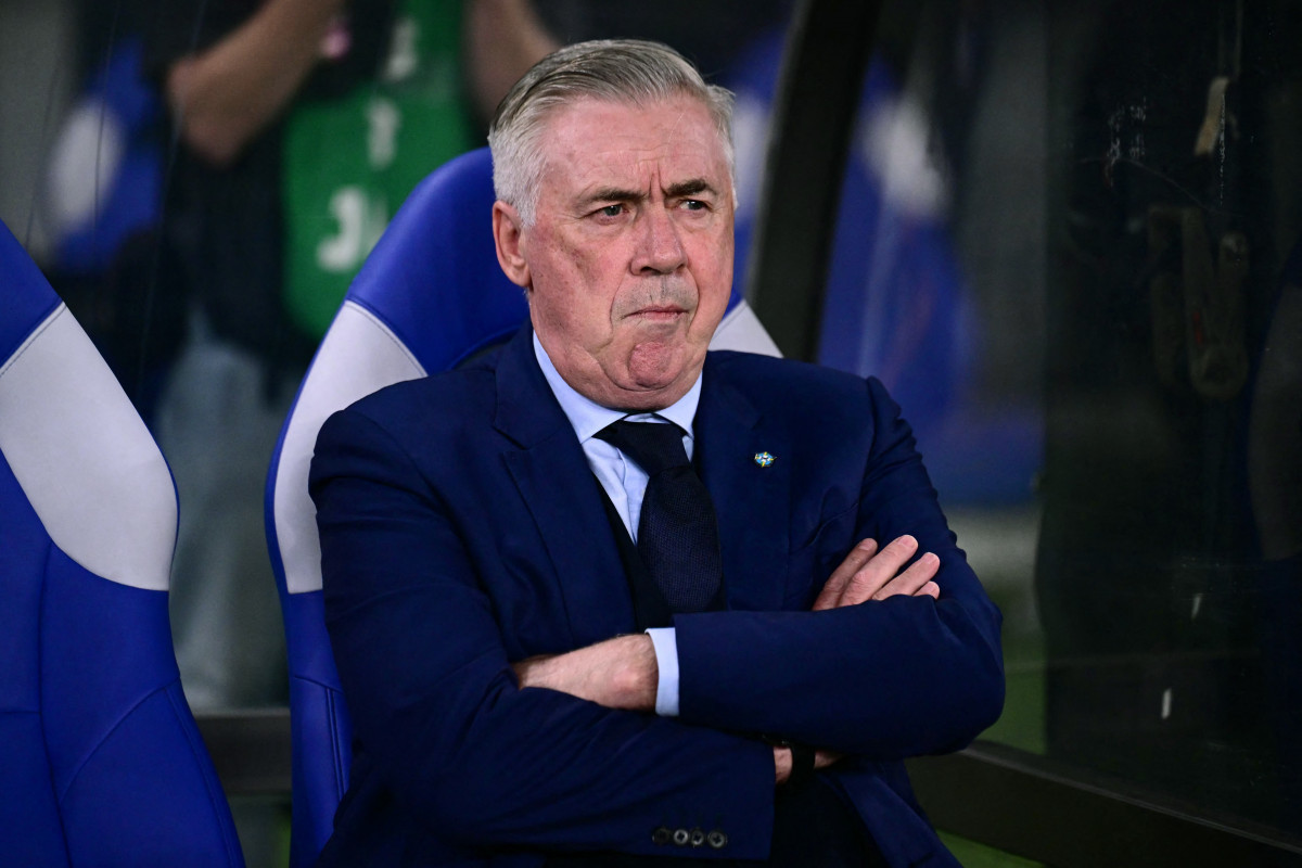 Carlo Ancelotti, técnico da Seleção Brasileira (YUICHI YAMAZAKI / AFP) Carlo Ancelotti, técnico da Seleção Brasileira/YUICHI YAMAZAKI / AFP