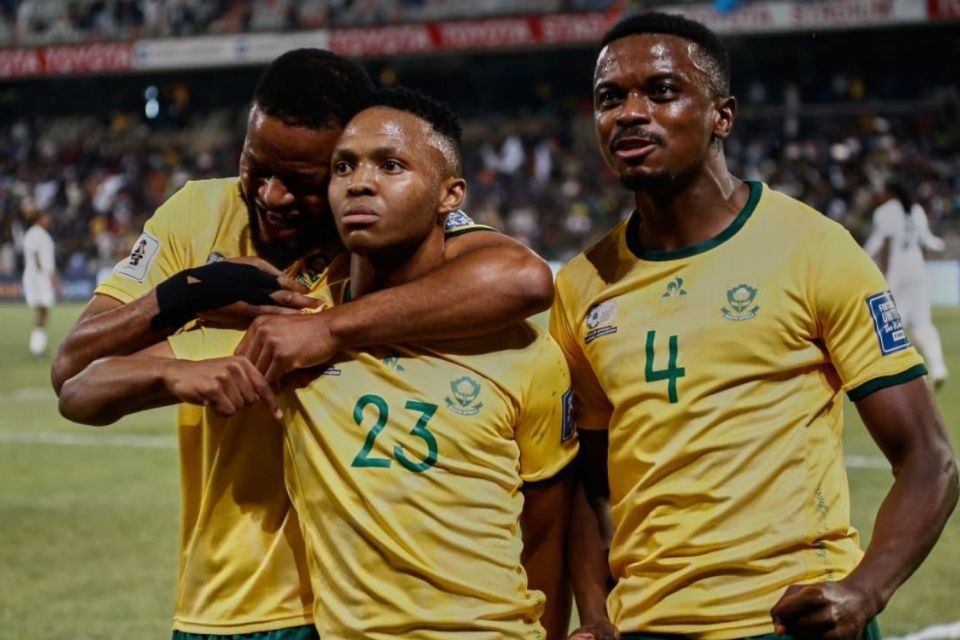 Seleção da África do Sul (Reprodução) Seleção da África do Sul/Reprodução