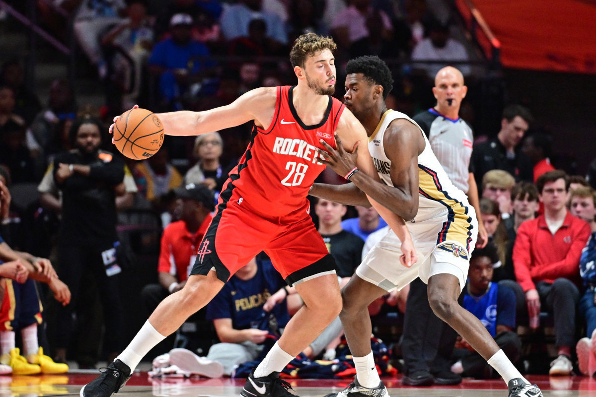 Houston Rockets contra o New Orleans Pelicans (AFP) Houston Rockets contra o New Orleans Pelicans /AFP