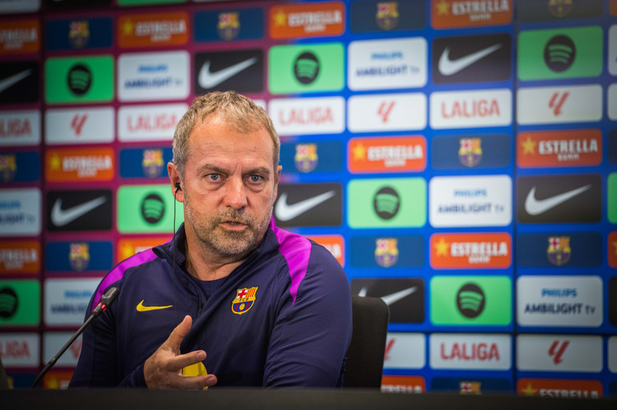 Hans Flick, técnico do Barcelona (Divulgação/Barcelona) Hans Flick, técnico do Barcelona/Divulgação/Barcelona