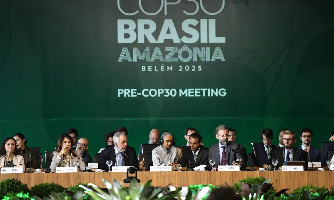 Grupo formatou uma nova Agenda de Ação no evento Pré-COP (Marcelo Camargo/Agência Brasil) Grupo formatou uma nova Agenda de Ação no evento Pré-COP/Marcelo Camargo/Agência Brasil