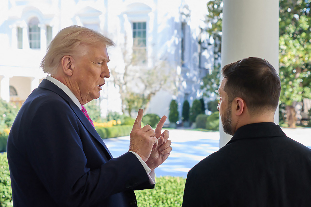 Presidente dos EUA, Donald Trump e o presidente da Ucrânia, Volodymyr Zelensky (HANDOUT / UKRAINIAN PRESIDENTIAL PRESS SERVICE / AFP) Presidente dos EUA, Donald Trump e o presidente da Ucrânia, Volodymyr Zelensky /HANDOUT / UKRAINIAN PRESIDENTIAL PRESS SERVICE / AFP