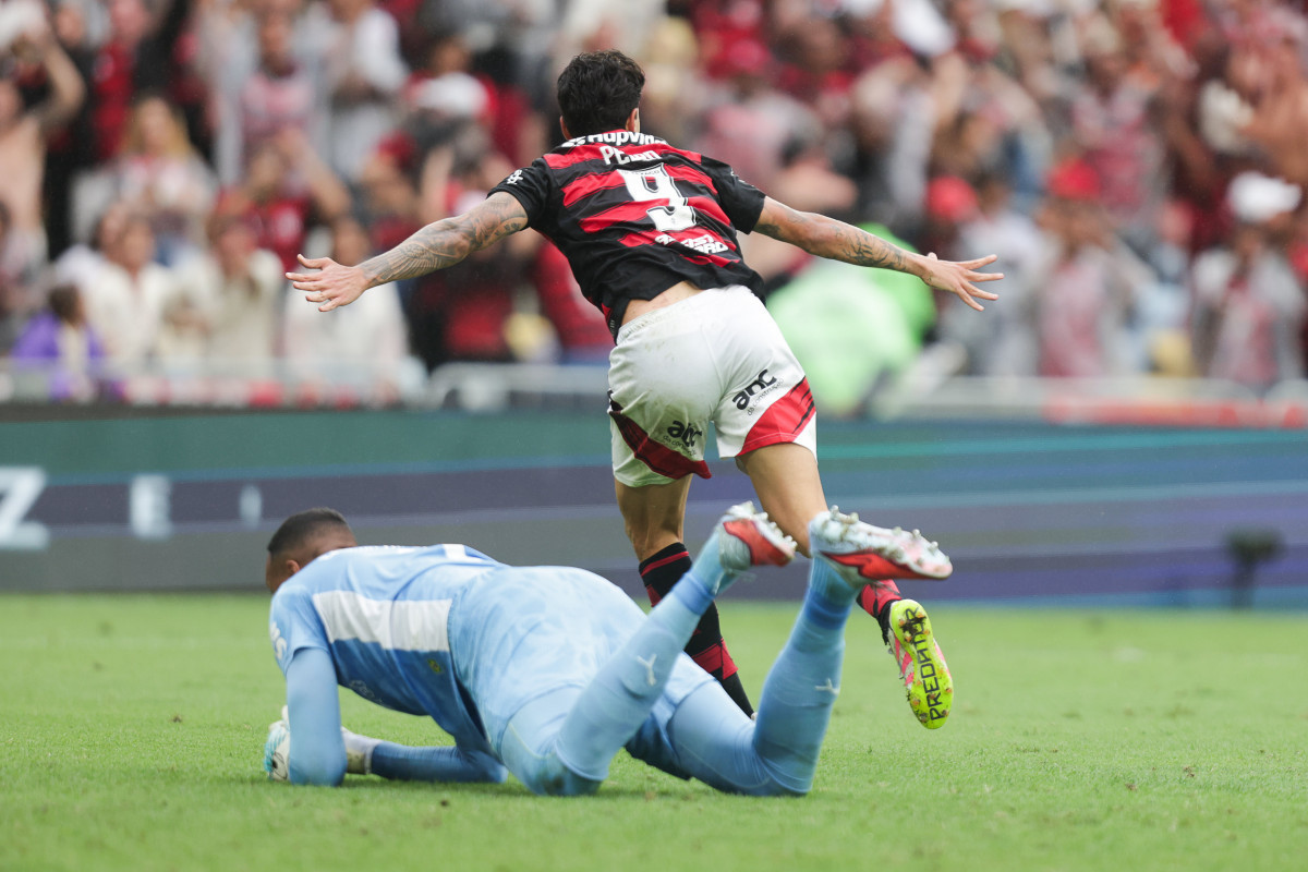 Pedro, atacante do Flamengo (Gilvan de Souza/Flamengo) Pedro, atacante do Flamengo/Gilvan de Souza/Flamengo