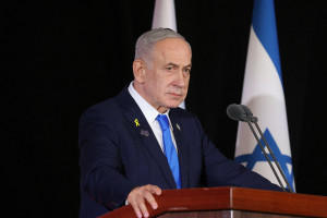 Primeiro-ministro israelense, Benjamin Netanyahu