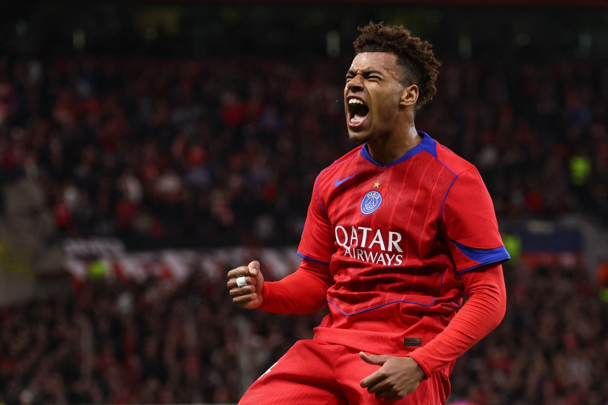 Desiré Doué, atacante do Paris Saint-Germain (FRANCK FIFE / AFP) Desiré Doué, atacante do Paris Saint-Germain/FRANCK FIFE / AFP