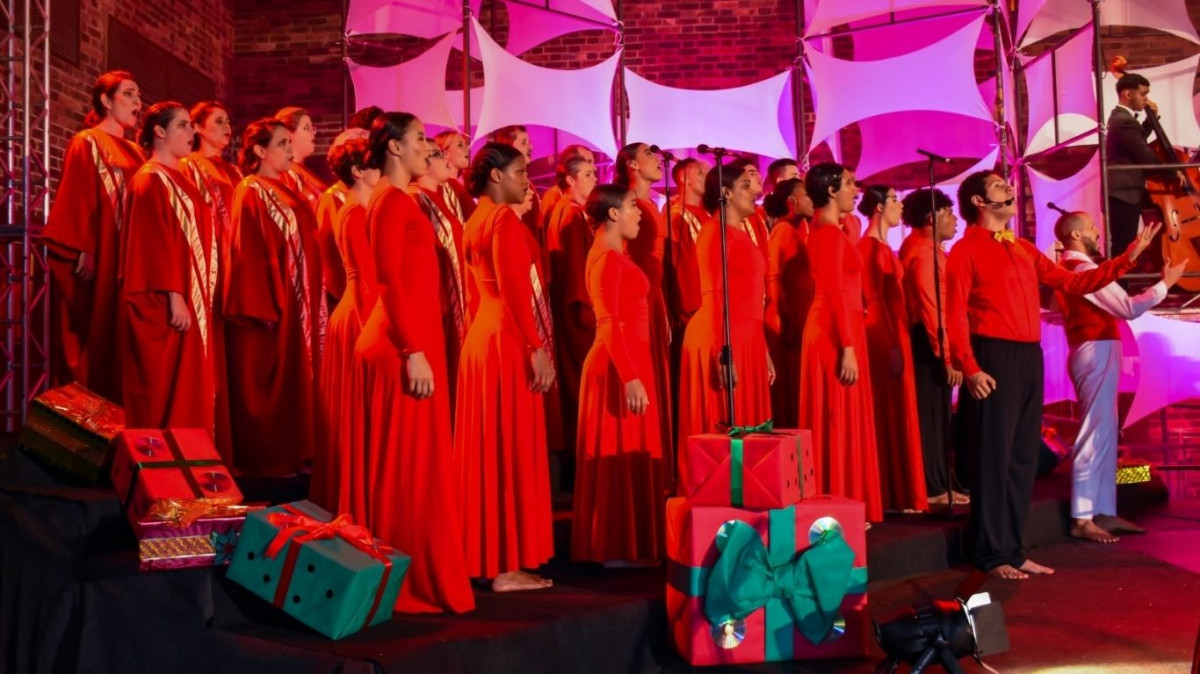 Concerto de Natal no Recife reúne música, dança e coro infantil
(Divulgação) Concerto de Natal no Recife reúne música, dança e coro infantil
/Divulgação