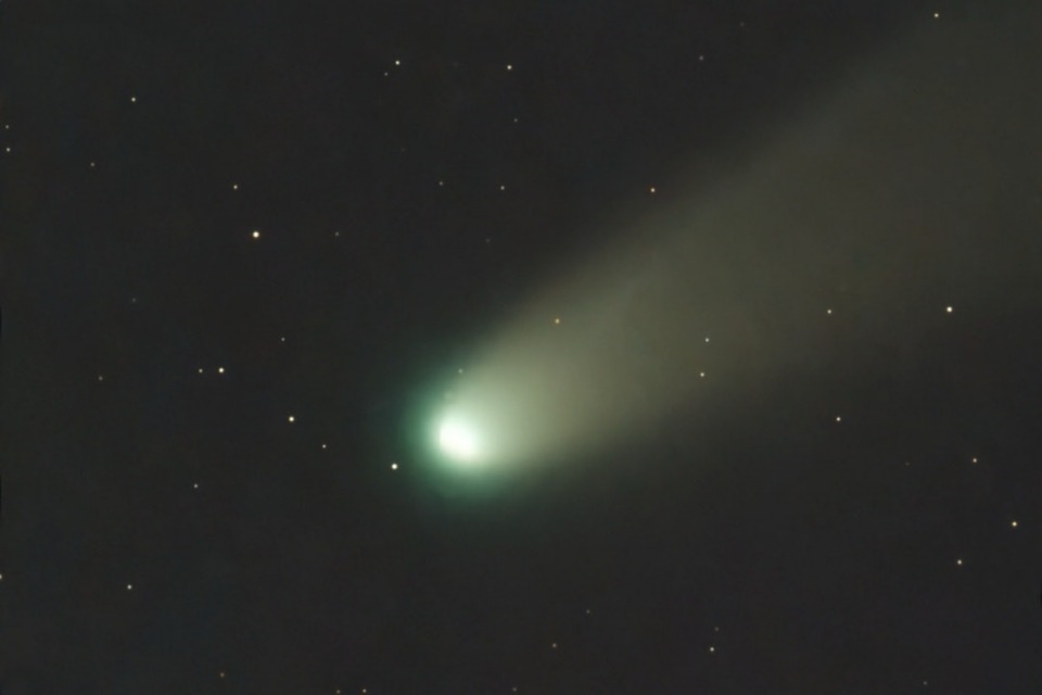 Cometa Lemmon (Reprodução/ @esa_es via X) Cometa Lemmon/Reprodução/ @esa_es via X