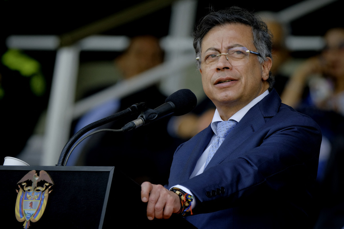 Presidente da Colômbia, Gustavo Petro/OVIDIO GONZALEZ / COLOMBIAN PRESIDENCY / AFP