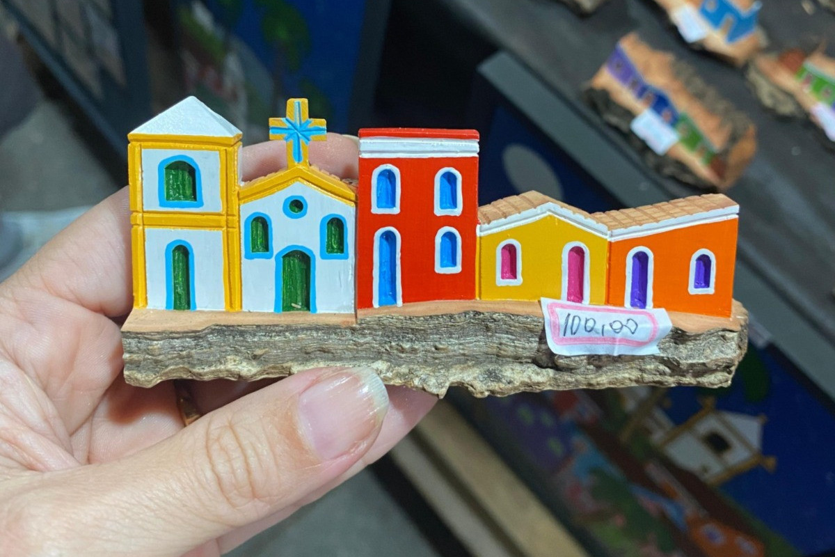 Entre as opções de artesanato, o público encontrará esculturas em madeira inspiradas nos casarões de Olinda (Foto: Divulgação) Entre as opções de artesanato, o público encontrará esculturas em madeira inspiradas nos casarões de Olinda/Foto: Divulgação