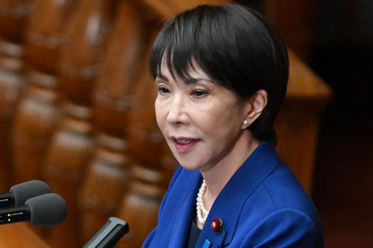 Sanae Takaichi, primeira-ministra do Japão (Kazuhiro NOGI/AFP) Sanae Takaichi, primeira-ministra do Japão/Kazuhiro NOGI/AFP