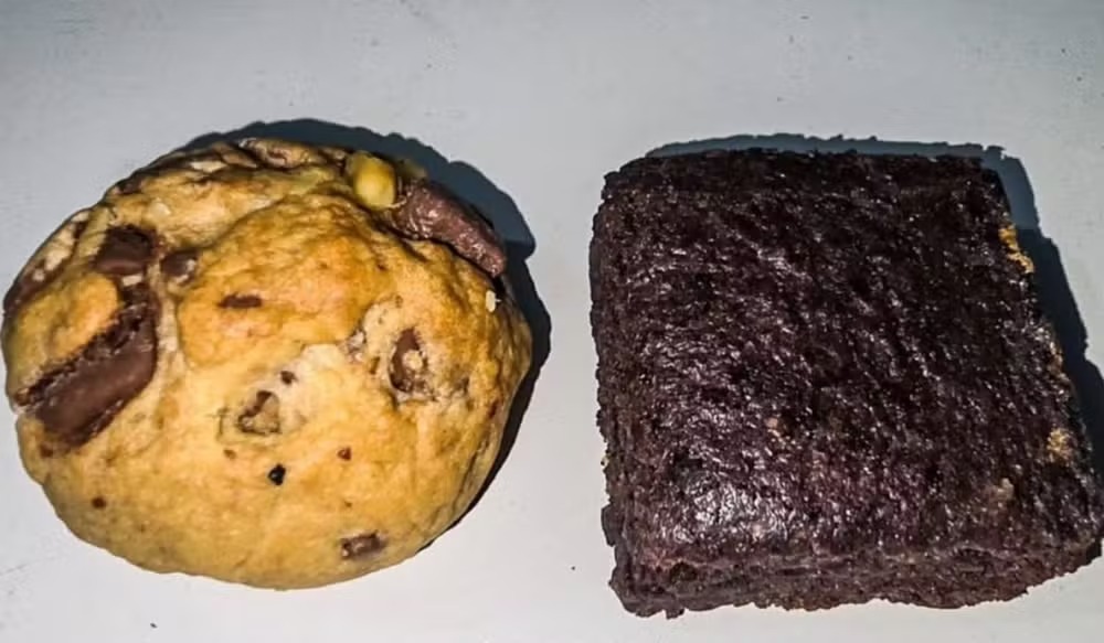 Cookie e brownie eram feitos com maconha e divulgados em rede social/Foto: Reprodução/PMPE