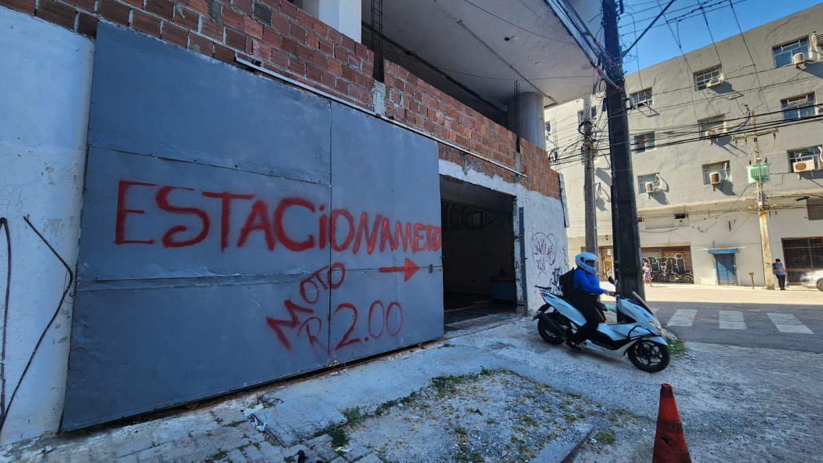 Agua e aos produtos químicos comumente utilizados para lavar veículos podem danificar a obra (Marília Parente/DP)