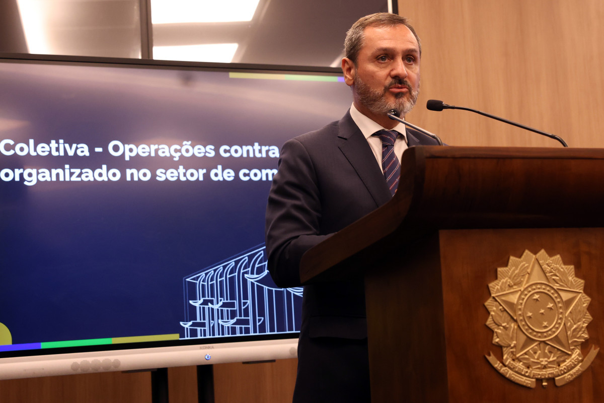 O diretor-geral da Polícia Federal, Andrei Rodrigues (José Cruz/Agência Brasil)