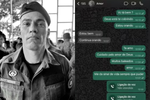 O sargento do Bope Heber Carvalho da Fonseca foi um dos quatro policiais mortos durante a megaoperação das polícias Civil e Militar nos complexos da Penha e do Alemão
/Fotos: Reprodução/Redes Sociais 