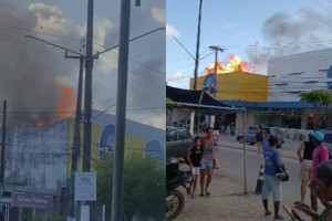 Incêndio atingiu estabelecimento nesta quinta (30)