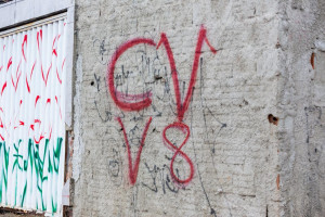 O Diario registrou pichações na comunidade do V8, no bairro do Varadouro, em Olinda.