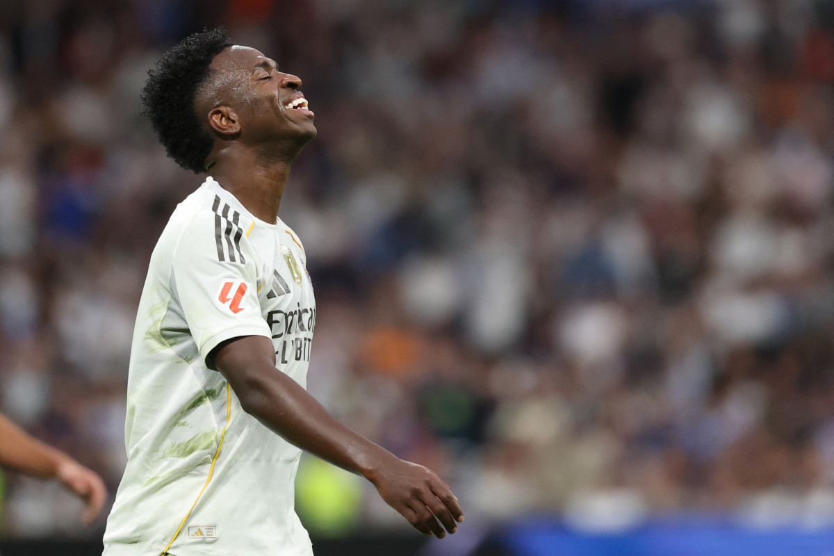 Vini Jr., atacante do Real Madrid/Oscar DEL POZO / AFP