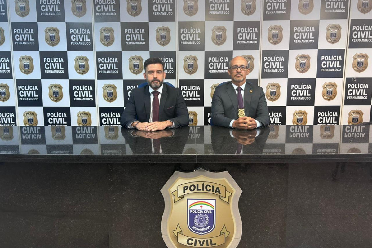 Delegado João Leonardo Cavalcanti, Titular da Delegacia de Polícia de Roubos e Furtos; Delgado Ivaldo Pereira, Gestor DIRESP/Ascom/PCPE