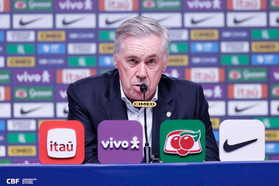 Carlo Ancelotti, técnico do Brasil/Rafael Ribeiro / CBF