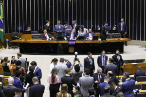 Discussão e votação de propostas legislativas na Câmara dos Deputados.