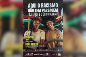 Campanha combate o racismo e promove igualdade racial nos terminais de transporte da RMR