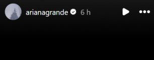 A cantora se pronunciou em seus stories sobre o contratempo que a fez a cancelar a viagem (Foto: Reprodução/Instagram arianagrande)