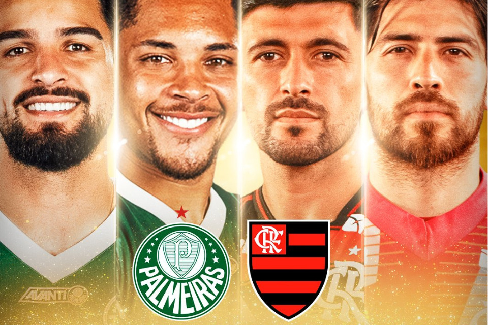 Palmeiras e Flamengo final da Libertadores 2025/Divulgação/Libertadores