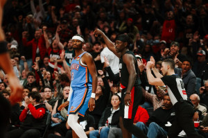 Blazers vence o Thunder