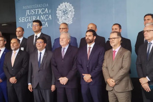 Representantes dos nove estados estiveram no Ministério da Justiça e Segurança Pública.