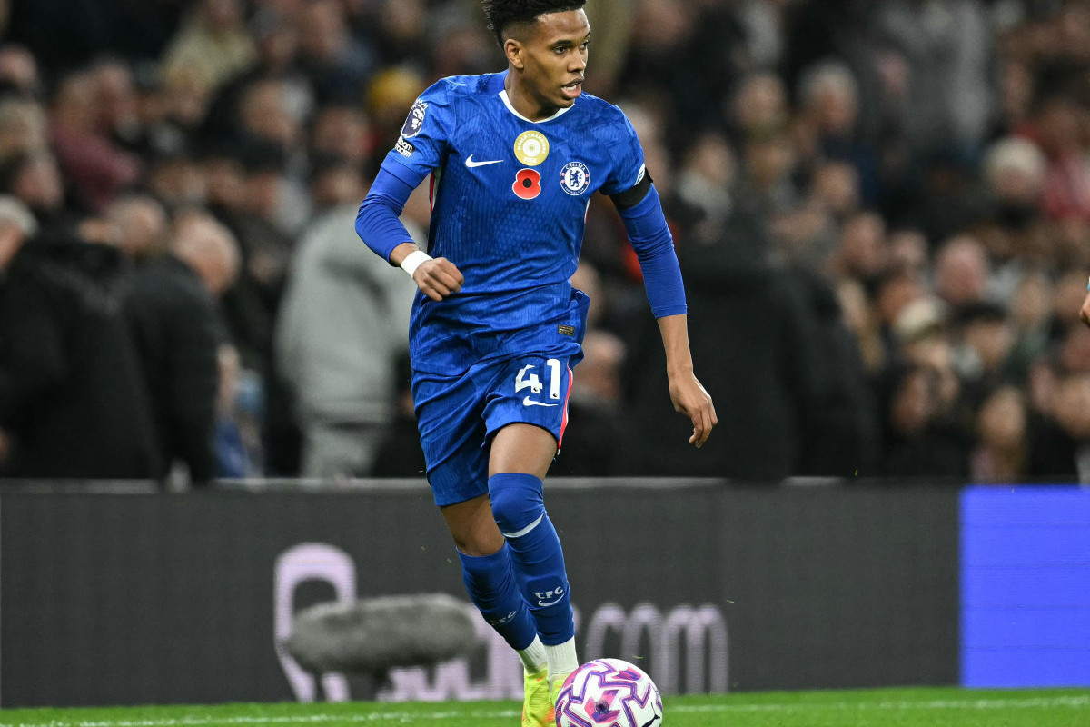 Estêvão, atacante da Seleção Brasileira e do Chelsea/JUSTIN TALLIS / AFP