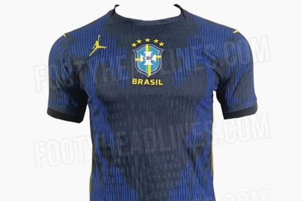 Camisa azul da Seleção Brasileira é vazada