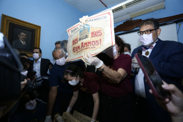 O momento marcou os 200 anos do Diario de Pernambuco (Melissa fernandes/DP Foto)