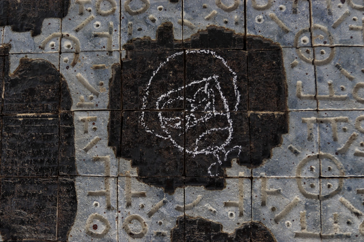 Mural de José Paulo, na Rua da Palma, Centro do Recife (Melissa Fernandes/DP Foto)