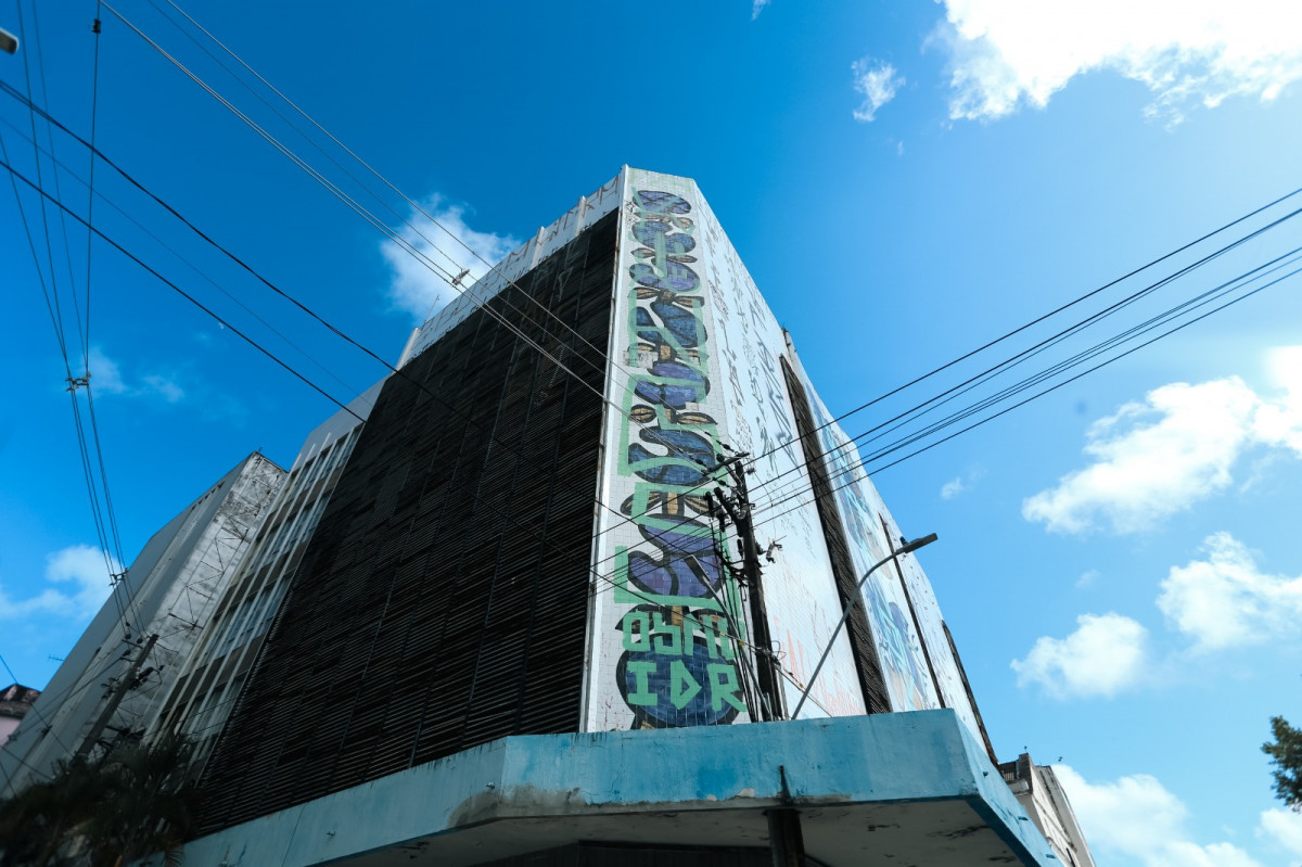 Mural de Brennand, na Rua do Sol, Centro do Recife (Melissa Fernandes/DP Foto)