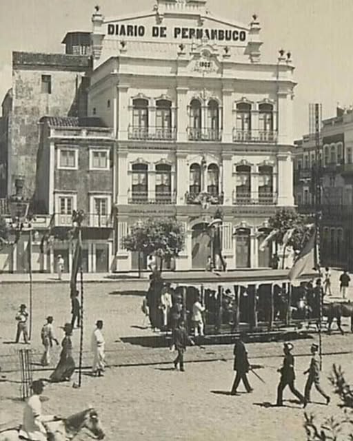 Prédio do DP no final do século 19/REPRODUÇÂO