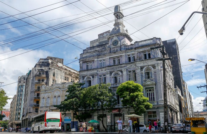 Prédio histórico onde funcionou o Diario de Pernambuco/Foto: Leandro de Santana/Esp.DP